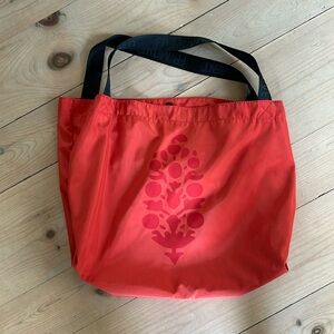 Free people fairweather tote bag red